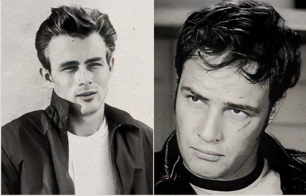 James-Dean-Marlon-Brando-Split-Far-Out-Magazine