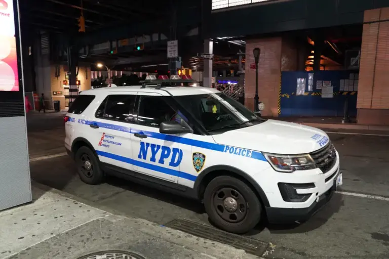 police-car-near-scene-person-110193974